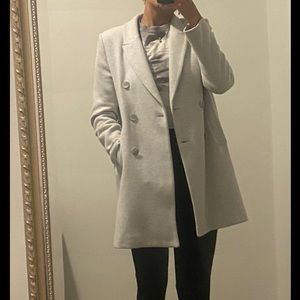 Light grey dress coat